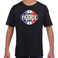Have fear France is here / Frankrijk supporter t-shirt zwart voor kids XL (158-164)  -