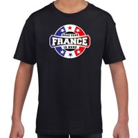 Have fear France is here / Frankrijk supporter t-shirt zwart voor kids