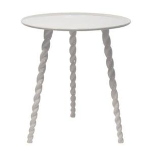 Giga Meubel - Bijzettafel Rond - Beige - 45,5x45,5x50cm - Santi