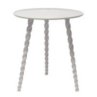 Giga Meubel - Bijzettafel Rond - Beige - 45,5x45,5x50cm - Santi