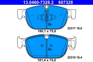 ATE Remblokset 13.0460-7328.2