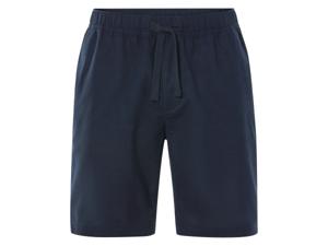 LIVERGY Korte linnen heren broek (Marineblauw, S)