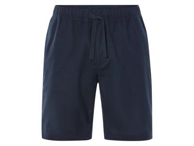 LIVERGY Korte linnen heren broek (Marineblauw, XXL)