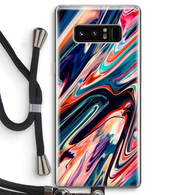 Quantum Being: Samsung Galaxy Note 8 Transparant Hoesje met koord