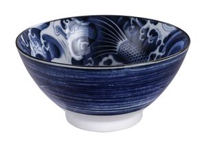 Tokyo Design Studio - Japonism - Carp Sori - Kom - Blauw - 20x7.2cm