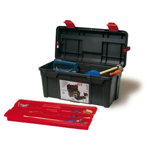 Tayg kunststof gereedschap koffer met inlegtree profi zwart nr. 34-1B