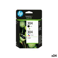 Originele inkt cartridge HP Nº304 Geel (24 Stuks)