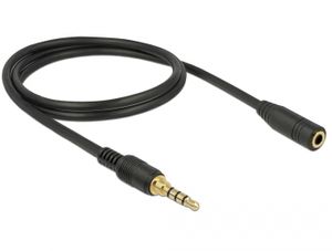 DeLOCK 85631 2m 3.5mm 3.5mm Zwart audio kabel