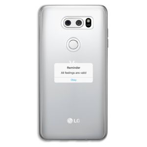 Reminder: LG V30 Transparant Hoesje