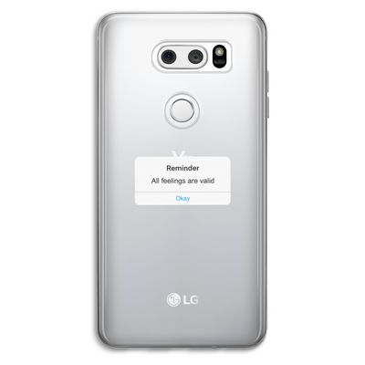 Reminder: LG V30 Transparant Hoesje