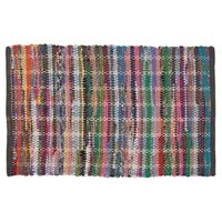 Badmat Sealskin Madras 100% katoen 90x60 cm Multi