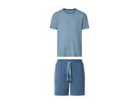 esmara Men Korte heren pyjama (Blauw, XL (56/58))