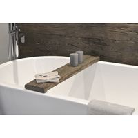 Looox Wooden Bath Shelf Raw circa 78 x 16 x 4 cm, massief eiken