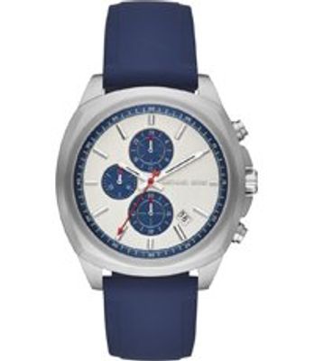 Horlogeband Michael Kors MK8648 Silicoon Blauw 22mm