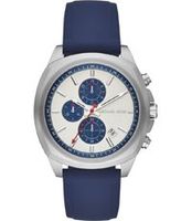 Horlogeband Michael Kors MK8648 Silicoon Blauw 22mm