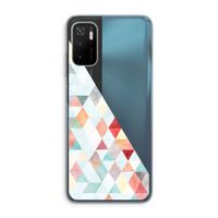 Gekleurde driehoekjes pastel: Xiaomi Poco M3 Pro 5G Transparant Hoesje