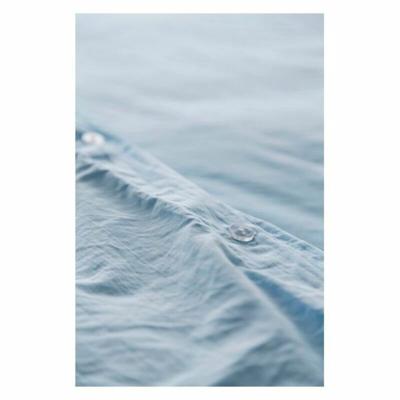 Dekbedovertrek Naturals Lino Licht Blauw Blauw