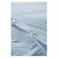 Dekbedovertrek Naturals Lino Licht Blauw Blauw