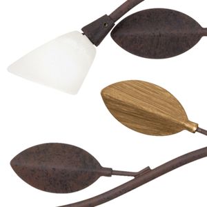 EGLO CAMPANIA plafondverlichting Bruin, Goud G4