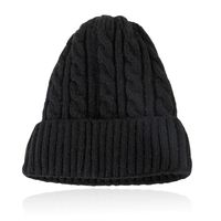 LGT JWLS Dames Beanie in Zwart met Kabelmotief - thumbnail