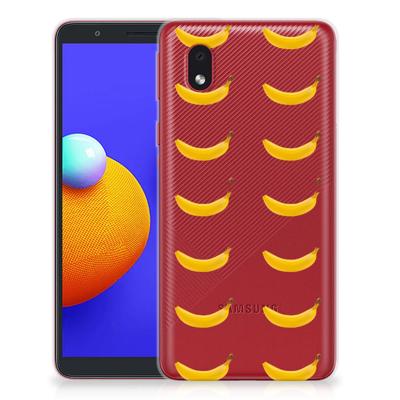Samsung Galaxy A01 Core | Siliconen Case | Banana