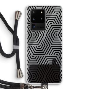 Magic pattern: Samsung Galaxy S20 Ultra Transparant Hoesje met koord