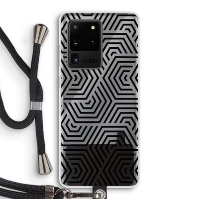 Magic pattern: Samsung Galaxy S20 Ultra Transparant Hoesje met koord