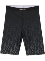 AMIRI short de sport à logo imprimé - Noir - thumbnail