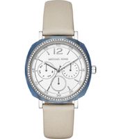 Horlogeband Michael Kors MK2672 Leder Beige 18mm
