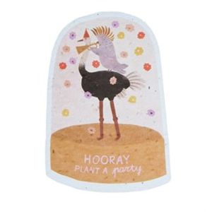 Kaart met Bloemzaadjes Biologisch