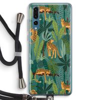 Luipaard 2: Huawei P20 Pro Transparant Hoesje met koord Luipaard 2: Huawei P20 Pro Transparant Hoesje met koord