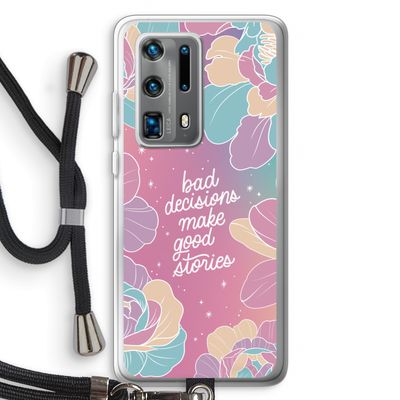 Good stories: Huawei P40 Pro Plus Transparant Hoesje met koord