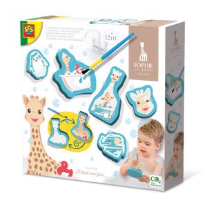 SES Creative Sophie la girafe - Kleuren met water in bad