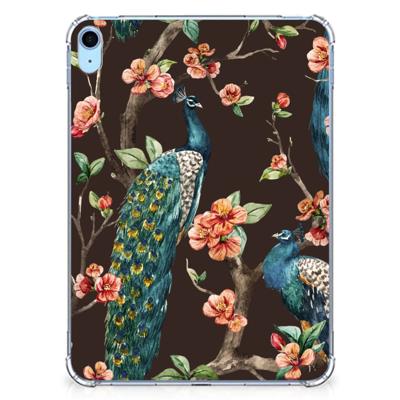 iPad (2022) 10.9 Back Case Pauw met Bloemen iPad (2022) 10.9 Back Case Pauw met Bloemen