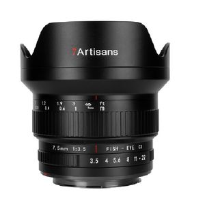 7Artisans MF 7.5mm F/3.5 Canon EF Black