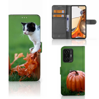 Xiaomi 11T | 11T Pro Telefoonhoesje met Pasjes Kitten - thumbnail
