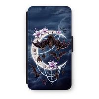 Vleermuizen Maan: iPhone XS Flip Hoesje