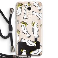 Papegaai: Xiaomi Redmi 5 Transparant Hoesje met koord