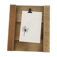 Dijk Natural Collections Muurdeco klembord oud hout 20x22x3cm