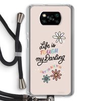 Tough Life: Xiaomi Poco X3 NFC Transparant Hoesje met koord