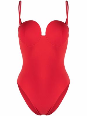 Magda Butrym maillot de bain Retro - Rouge