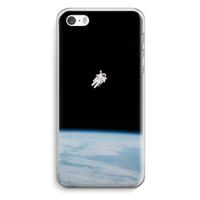 Alone in Space: iPhone 5 / 5S / SE Transparant Hoesje