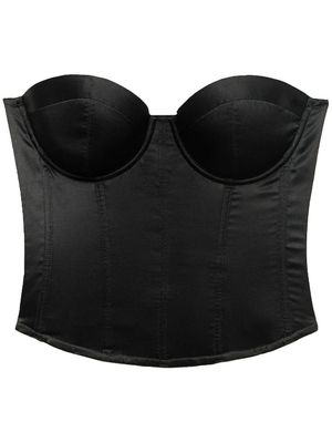Fleur Du Mal bustier Hamptons - Noir