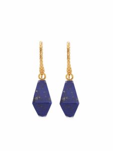 Monica Vinader boucles d'oreilles Doina ornées de lapis-lazuli