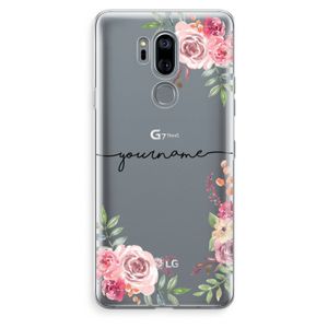 Rozen: LG G7 Thinq Transparant Hoesje