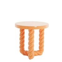 Light & Living Bijzettafel Vallejo - Lichtoranje - Ø46cm
