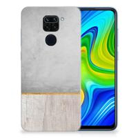 Xiaomi Redmi Note9 | Bumper Hoesje | Wood Concrete