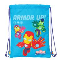 Rugtas met Koordjes Iron Man Multicolour 26 x 34 x 1 cm