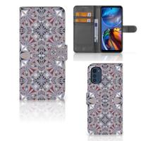 Motorola Moto E32 | Moto E32s | Bookcase | Flower Tiles | Portemonnee hoesje