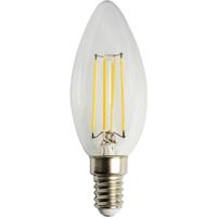 Heitronic 15023 LED-lamp Energielabel F (A - G) E14 Kaars 4 W = 38 W Warmwit (Ø x l) 56 mm x 125 mm Niet dimbaar 1 stuk(s)